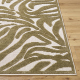 Keto Olive Washable Area Rug