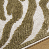 Keto Olive Washable Area Rug
