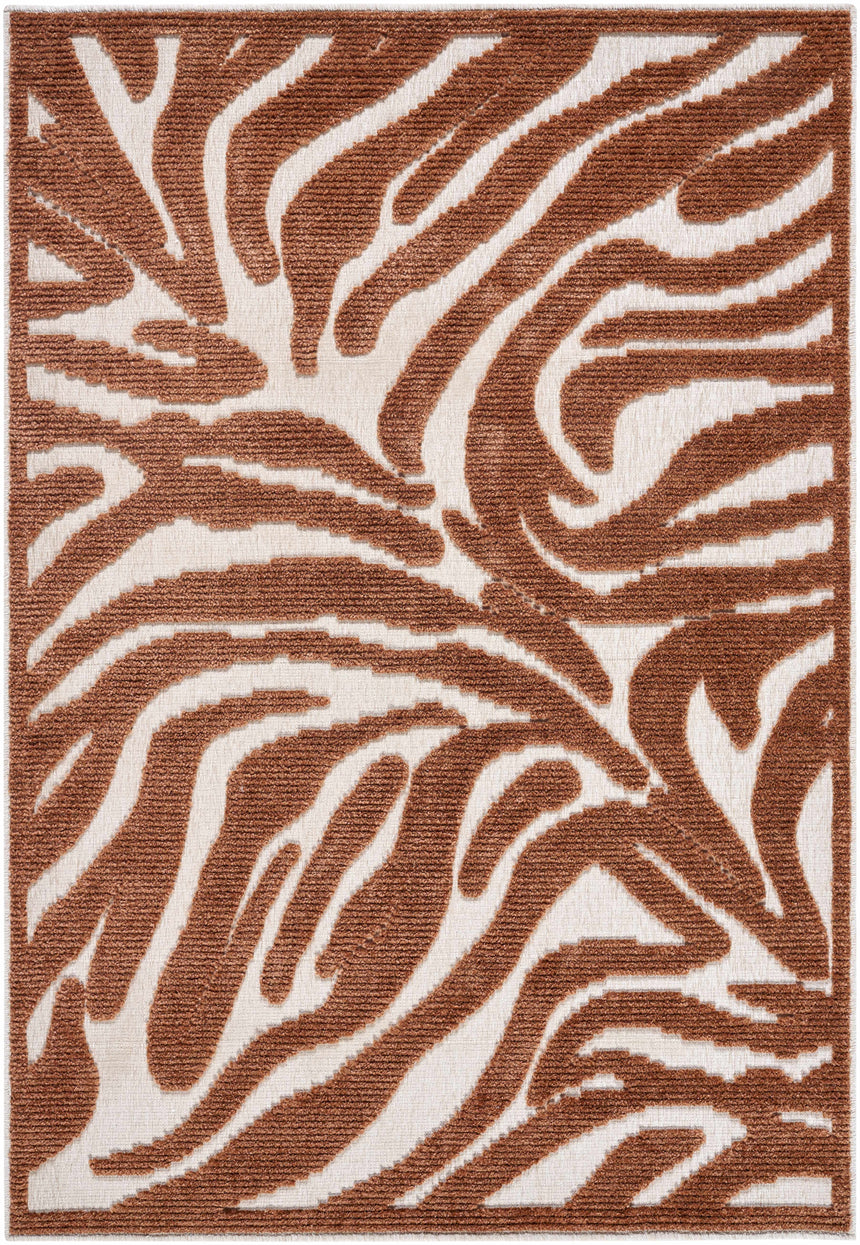 Keto Brown Washable Area Rug