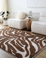 Keto Brown Washable Area Rug