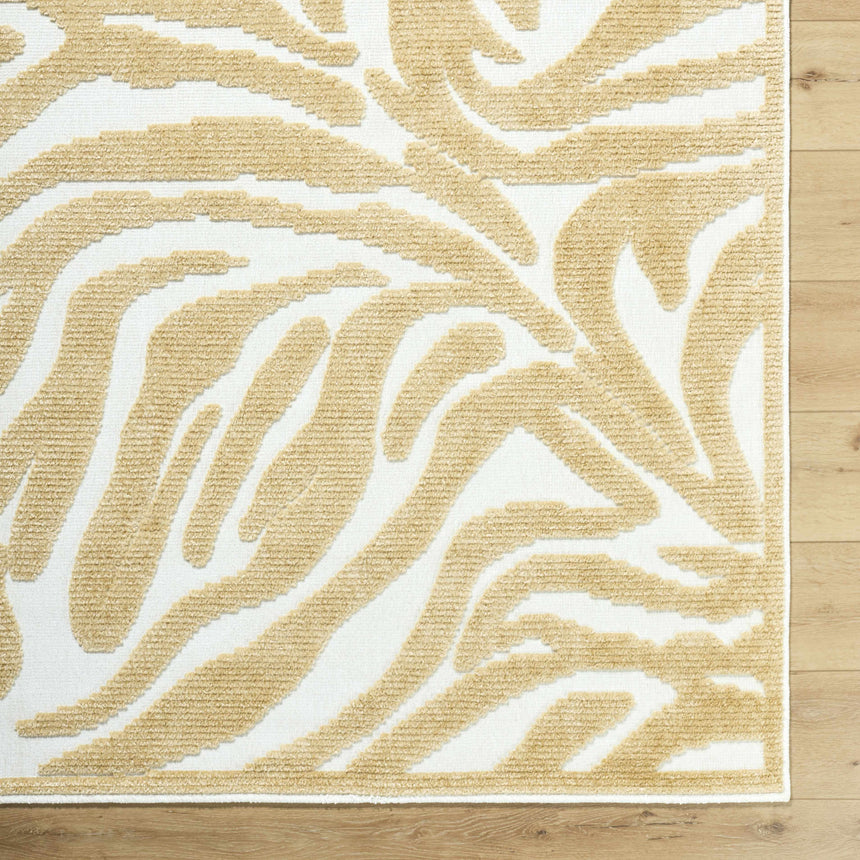 Keto White Washable Area Rug