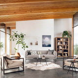 Four Hands Harland Modern Cowhide Rug - Warm Brown