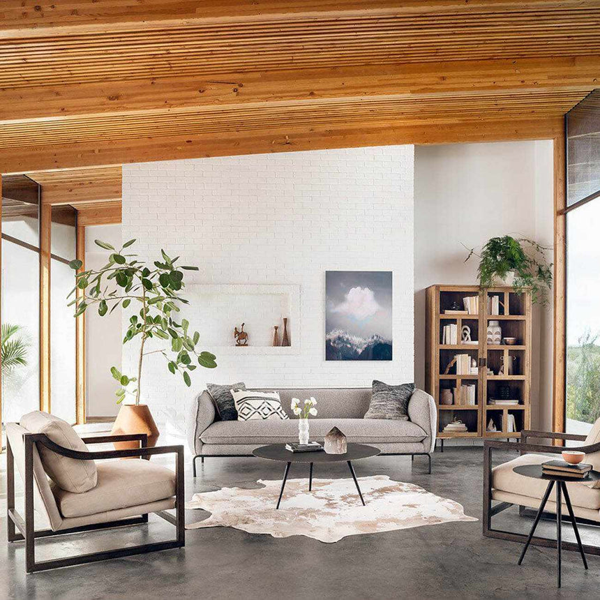 Four Hands Harland Modern Cowhide Rug - Warm Brown