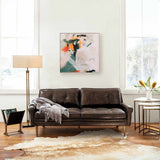 Four Hands Harland Modern Cowhide Rug - Natural Brown