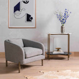 Four Hands Harland Modern Cowhide Rug - Natural Brown