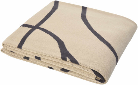 Light Gray Modern Modern Cotton Textiles Throw for versatile home styling
