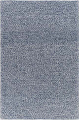 Made to Order Custom Size Alyra Blue Solid Area Rug