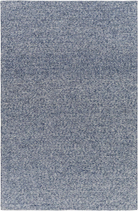 Made to Order Custom Size Alyra Blue Solid Area Rug