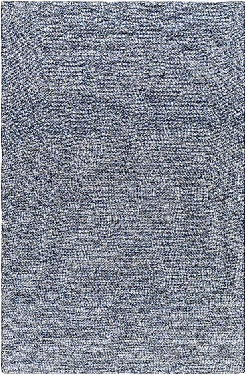 Made to Order Custom Size Alyra Blue Solid Area Rug