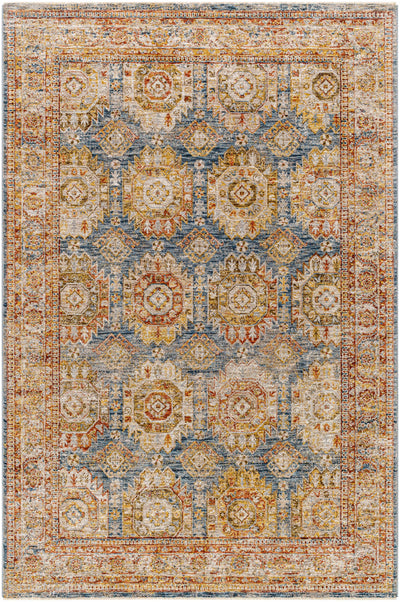 Sample Crescentia Blue & Beige Area Rug