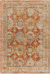 Sample Crescentia Rust Area Rug - Clearance