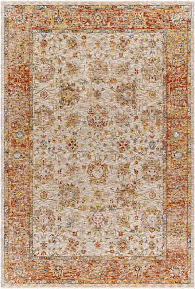 Sample Duong Beige & Rust Area Rug