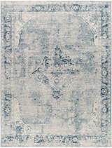 Sample Jemma Blue Medallion Area Rug - Clearance