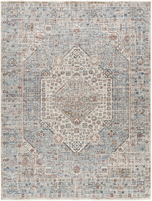 Sample Kalei Beige & Blue Area Rug