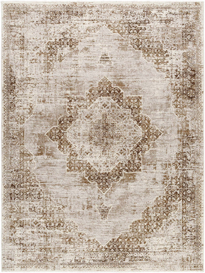 Sample Kosta Beige Medallion Area Rug - Clearance