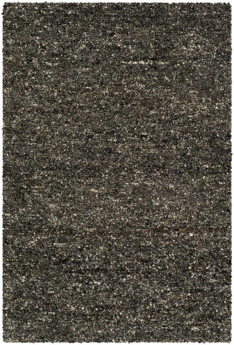 Made to Order Custom Size Sevan Black Wool Area Rug