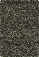 Sample Sevan Black Wool Area Rug