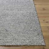 Made to Order Custom Size Sevan Gray Wool Area Rug