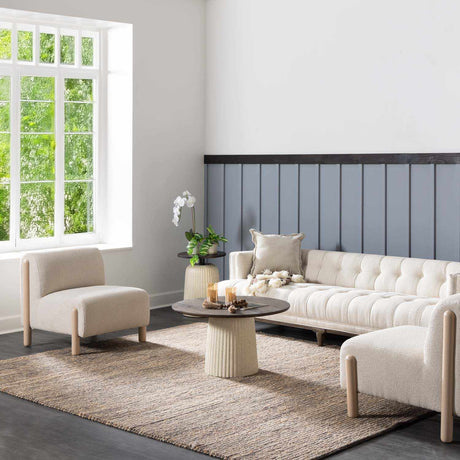 Merel Gray & Beige Hand Woven Area Rug