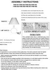 Shcheglovo Blue Table Lamp