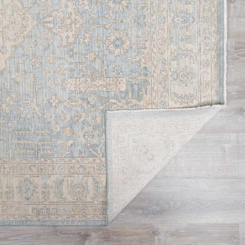 Navya Light Gray Luxe Hand Crafted Wool Area Rug