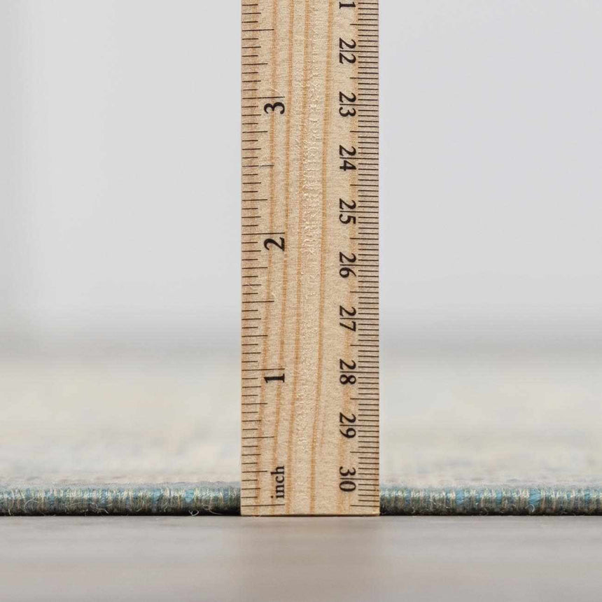 Navya Light Gray Luxe Hand Crafted Wool Area Rug