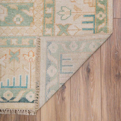 Songculan Teal Wool Rug