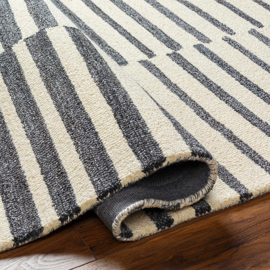 Made to Order Custom Size Gawel Charcoal Area Rug