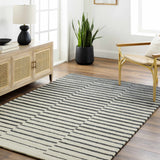 Made to Order Custom Size Gawel Charcoal Area Rug