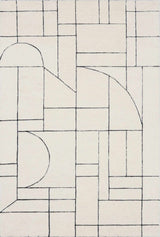 Fusao Rose Cream Area Rug - Clearance