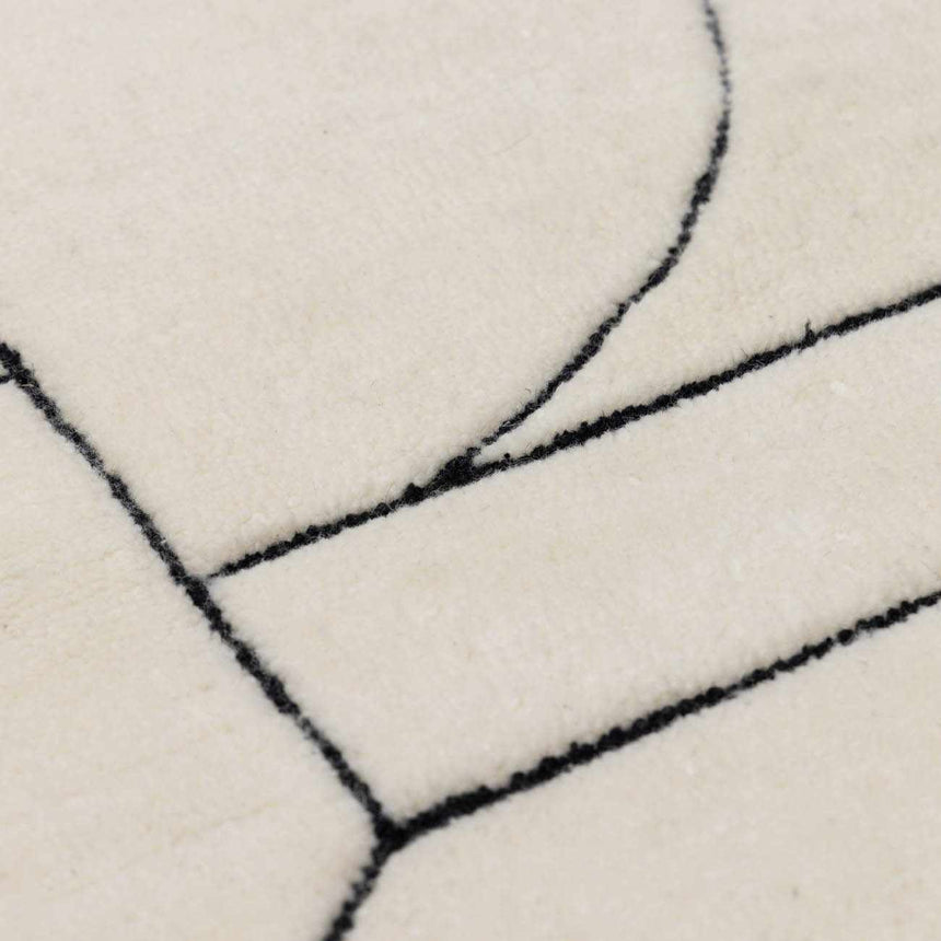 Fusao Rose Cream Area Rug - Clearance