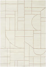 Made to Order Custom Size Fusao Beige Area Rug