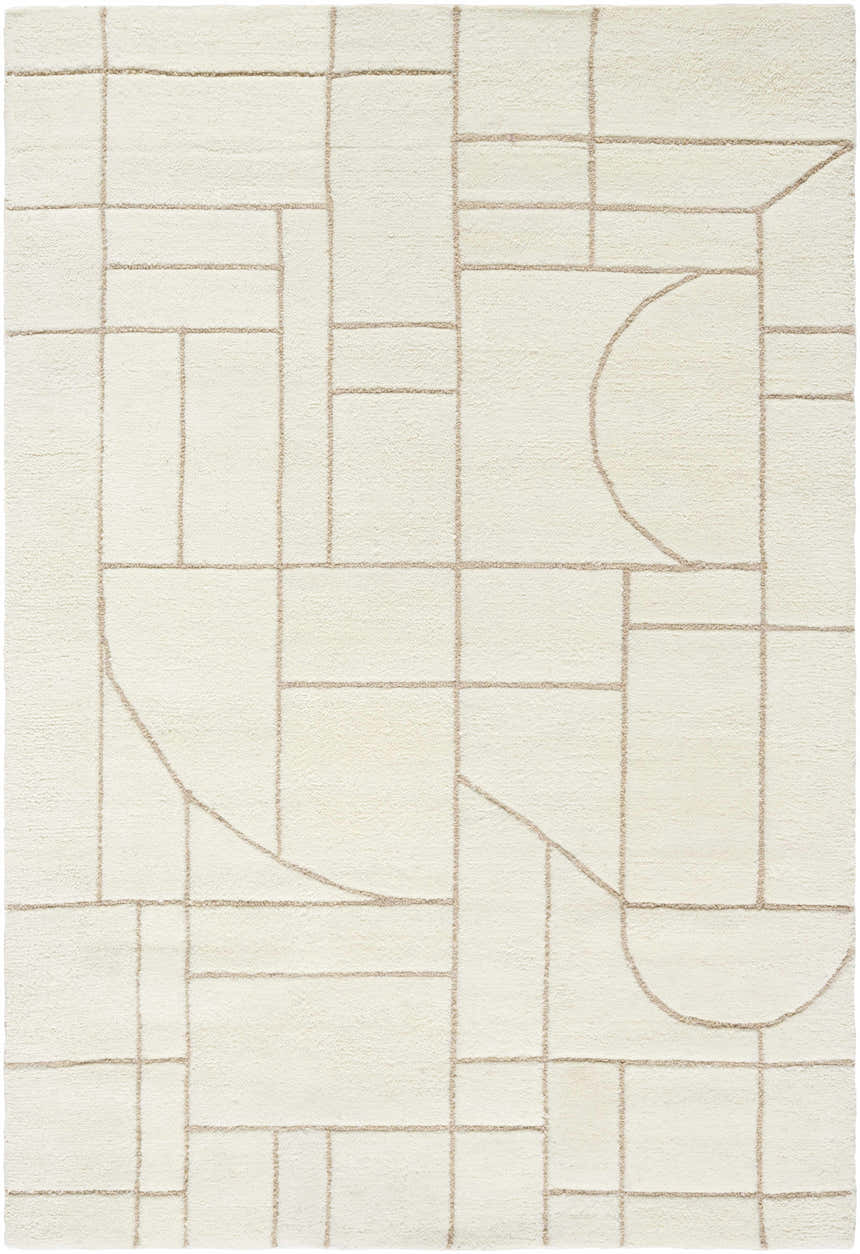 Made to Order Custom Size Fusao Beige Area Rug