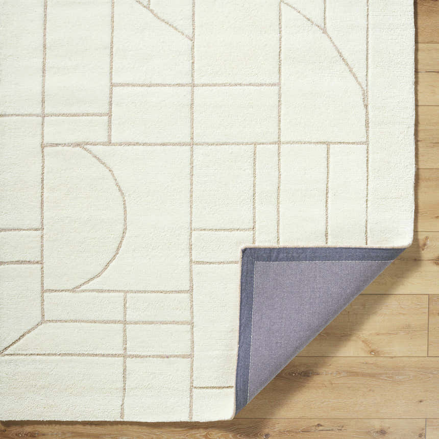 Made to Order Custom Size Fusao Beige Area Rug