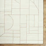 Made to Order Custom Size Fusao Beige Area Rug