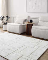 Made to Order Custom Size Fusao Beige Area Rug