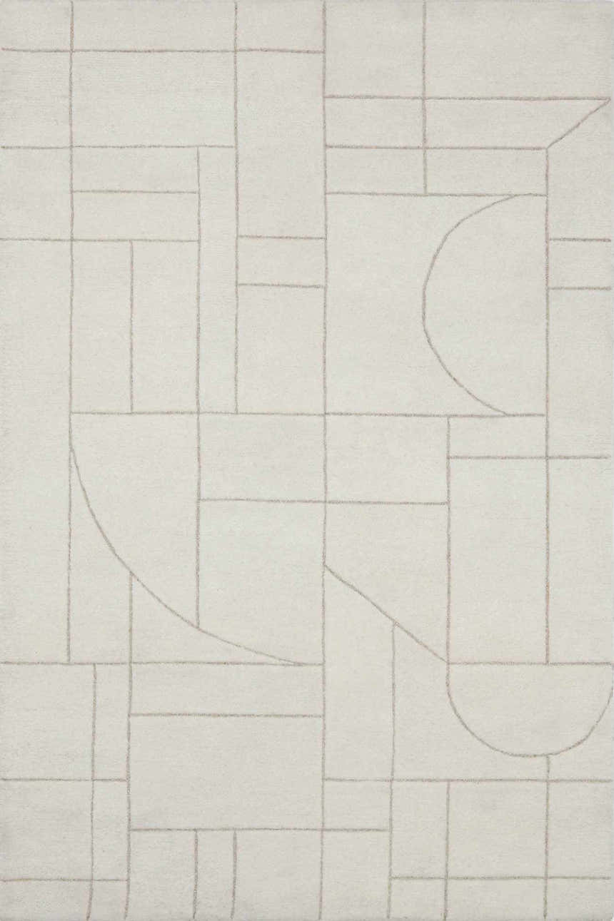 Made to Order Custom Size Fusao Beige Area Rug