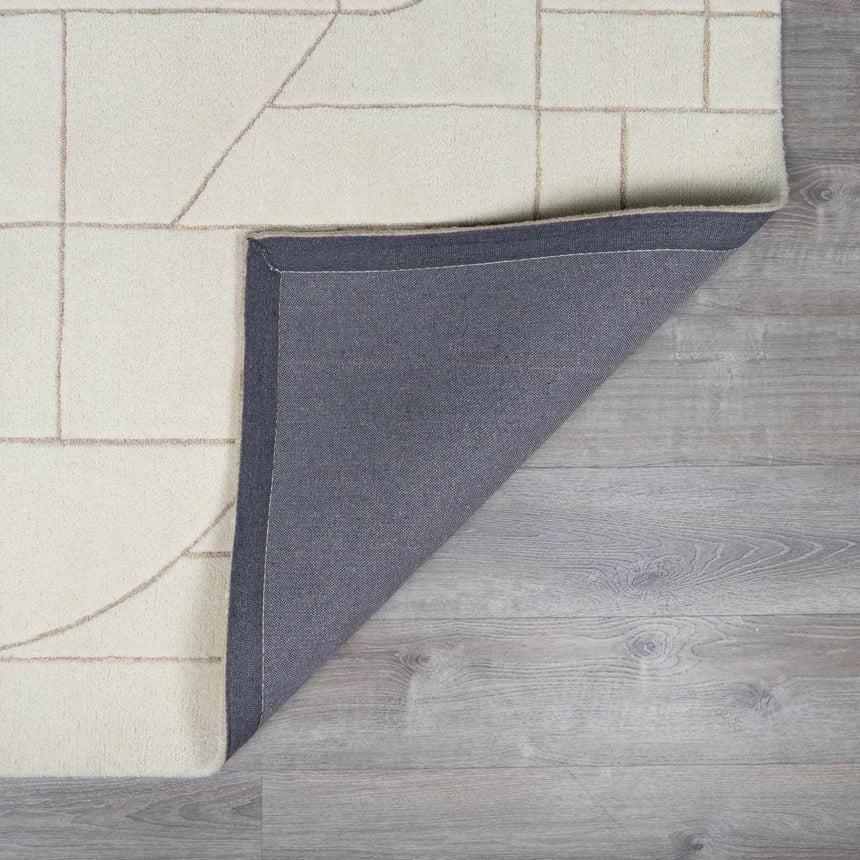 Made to Order Custom Size Fusao Beige Area Rug