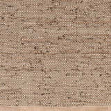 Sample Aneko Khaki Handwoven Leather Rag Carpet - Clearance