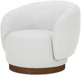 Scarperia Dark Red Accent Chair