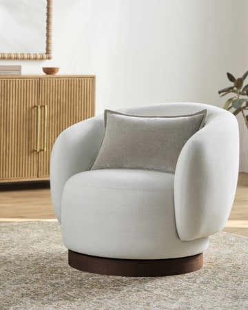 Scarperia Dark Red Accent Chair