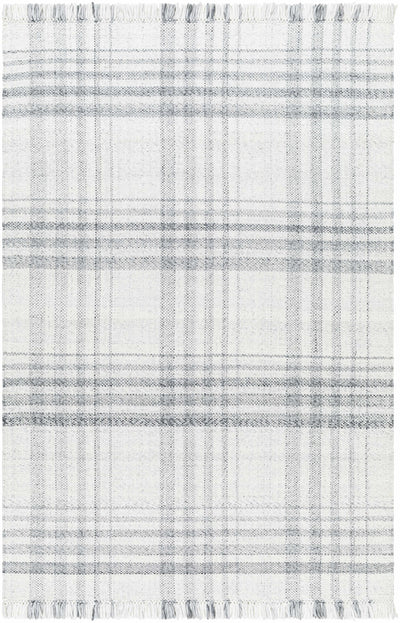 Inara Gray Plaid Area Rug