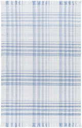 Made to Order Custom Size Inara Blue Plaid Area Rug