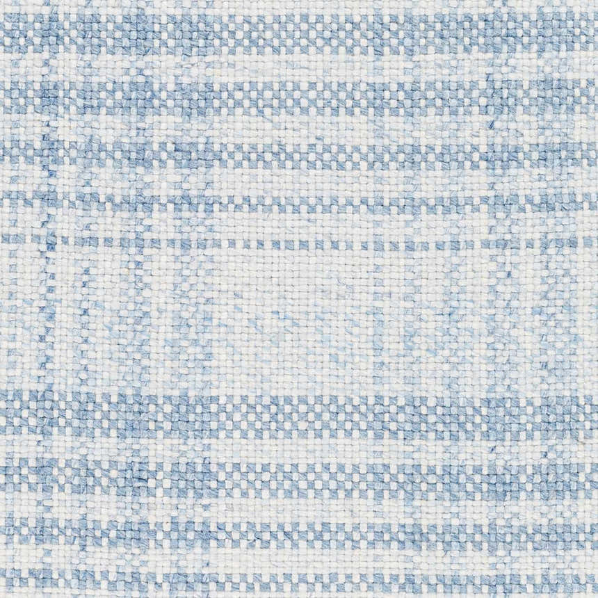 Made to Order Custom Size Inara Blue Plaid Area Rug