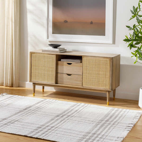 Sample Inara Plaid Area Rug - Clearance