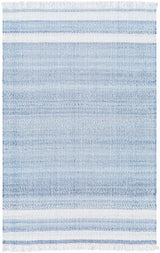 Made to Order Custom Size Loic Silver Blue Area Rug