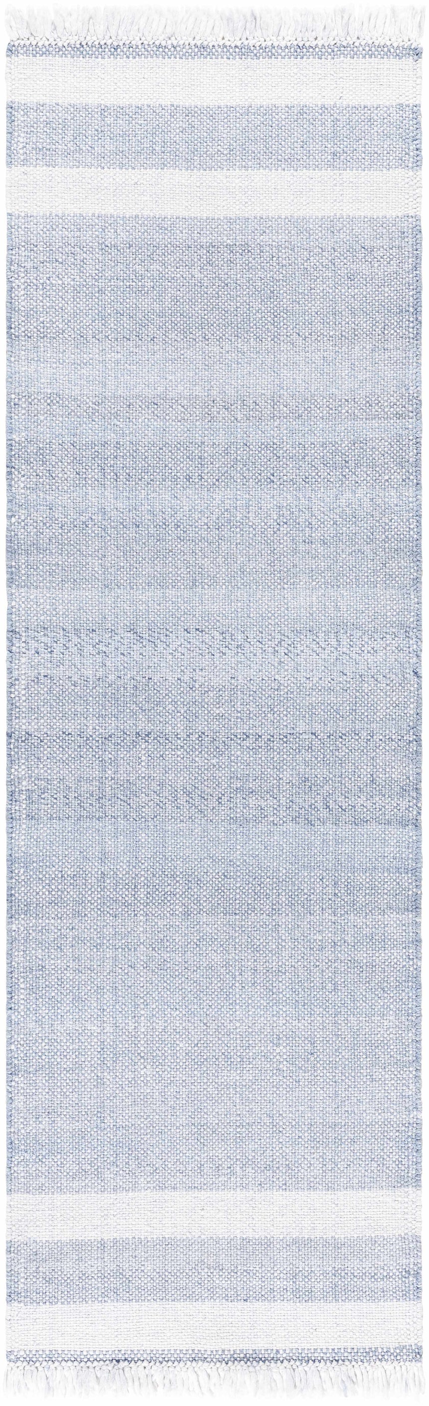 Made to Order Custom Size Loic Silver Blue Area Rug