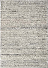Made to Order Custom Size Olisa Cream & Gray Wool Area Rug