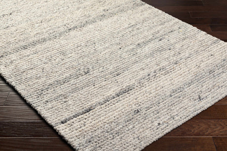 Made to Order Custom Size Olisa Cream & Gray Wool Area Rug