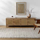 Made to Order Custom Size Olisa Cream Wool Area Rug